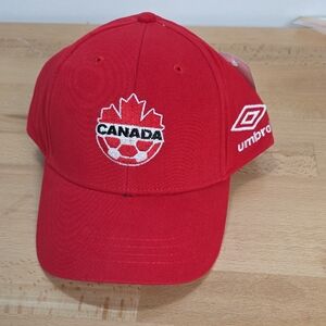 Umbro Canada Red Soccer Hat Kids